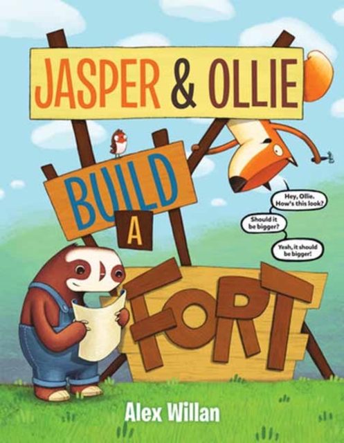 Jasper and Ollie Build a Fort, Hardback Book