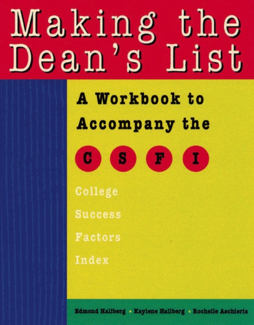 Making the Dean's List, Paperback Book