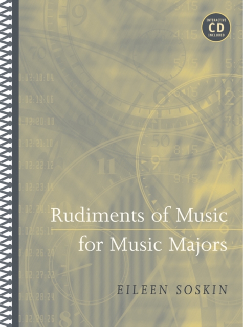 Rudiments of Music for Music Majors (with CD-ROM), Mixed media product Book