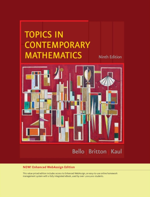 Topics in Contemporary Mathematics, Enhanced Edition, Mixed media product Book