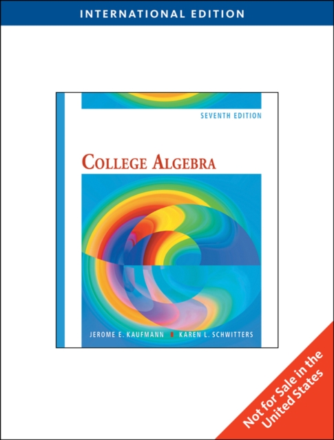College Algebra, International Edition, Paperback / softback Book