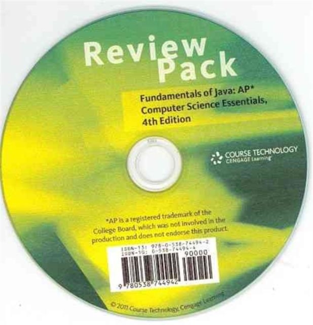 Review Pack for Lambert/Osborne's Fundamentals of Java': AP* Computer  Science Essentials, CD-ROM Book