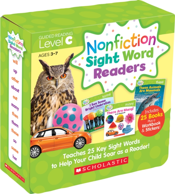 Nonfiction Sight Word Readers: Guided Reading Level C (Parent Pack) : Teaches 25 Key Sight Words to Help Your Child Soar as a Reader!, Paperback Book