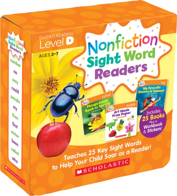 Nonfiction Sight Word Readers: Guided Reading Level D (Parent Pack) : Teaches 25 Key Sight Words to Help Your Child Soar as a Reader!, Paperback Book