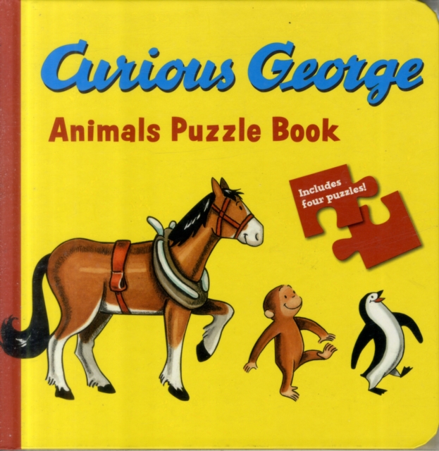 Curious George Animal Puzzle Book, Board book Book