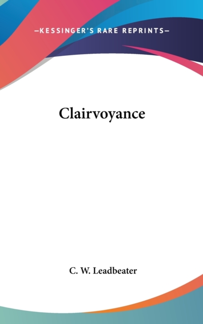CLAIRVOYANCE, Hardback Book
