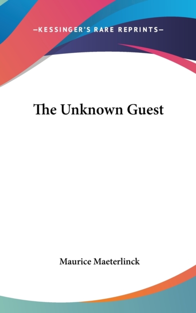 THE UNKNOWN GUEST, Hardback Book