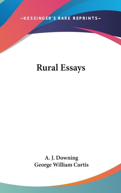Rural Essays, Hardback Book