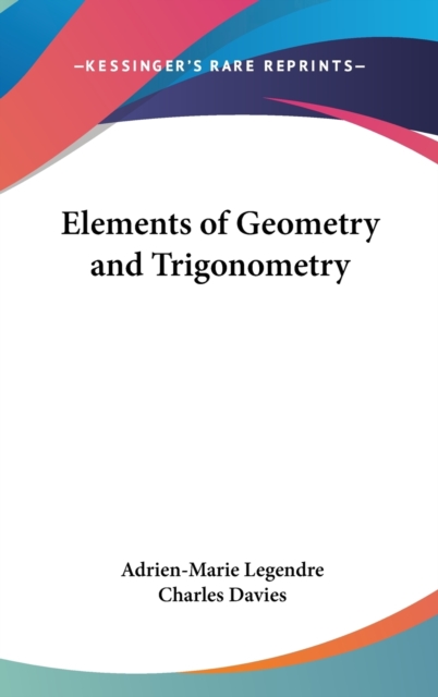 Elements Of Geometry And Trigonometry,  Book
