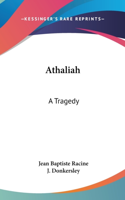 Athaliah : A Tragedy,  Book