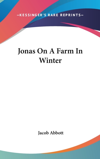 Jonas On A Farm In Winter,  Book