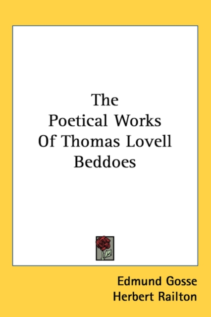 The Poetical Works Of Thomas Lovell Beddoes,  Book