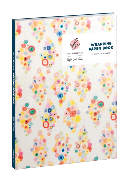 Flat Vernacular Wrapping Paper Book : 15 Sheets + 24 Stickers, Paperback / softback Book