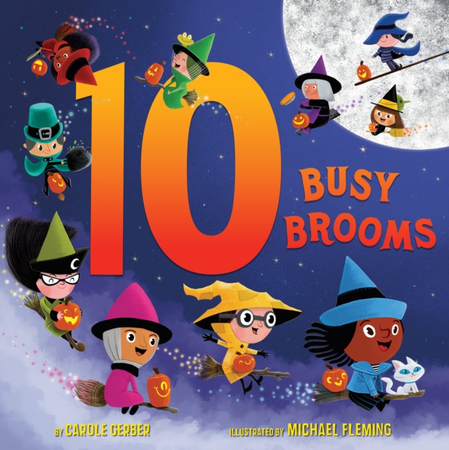 10 Busy Brooms, Hardback Book