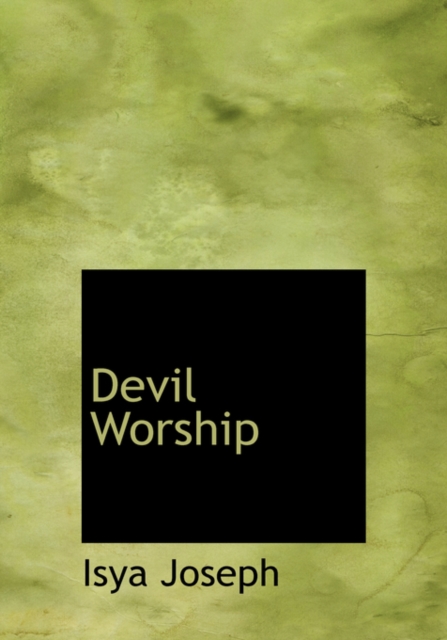 Devil Worship, Hardback Book