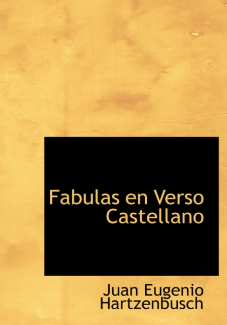 Fabulas En Verso Castellano, Hardback Book