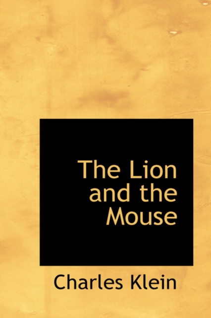 The Lion and the Mouse, Hardback Book