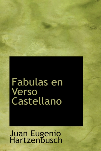 Fabulas En Verso Castellano, Hardback Book