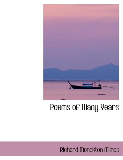 Poems of Many Years, Hardback Book