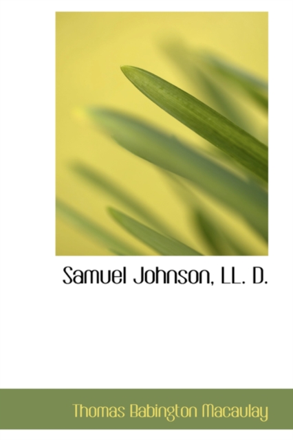 Samuel Johnson, LL. D., Paperback / softback Book