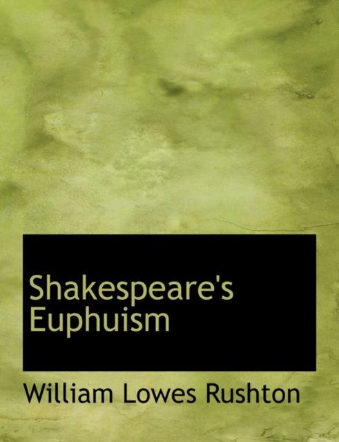 Shakespeare's Euphuism, Paperback / softback Book