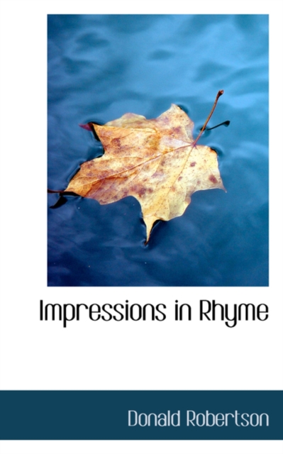 Impressions in Rhyme, Hardback Book