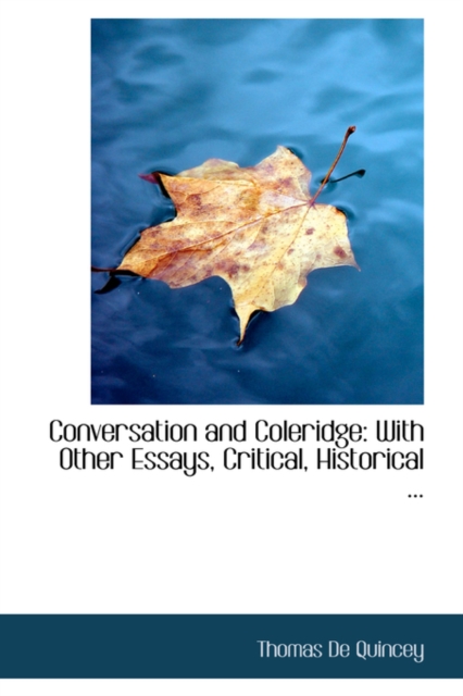 Conversation and Coleridge, Paperback / softback Book