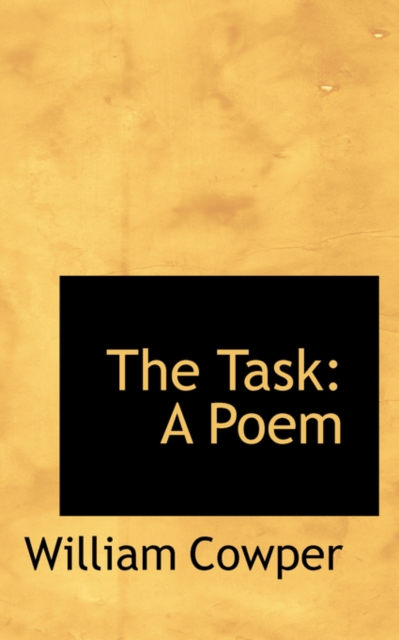 The Task : A Poem, Hardback Book