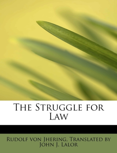 The Struggle for Law, Paperback / softback Book