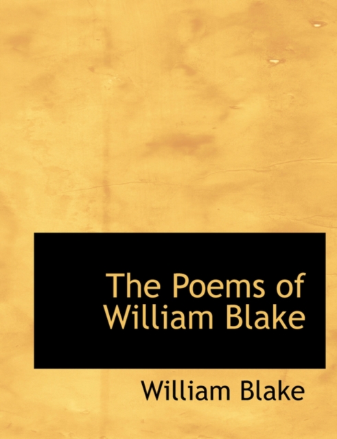 The Poems of William Blake, Hardback Book