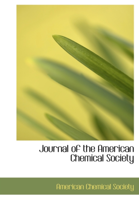 Journal of the American Chemical Society, Paperback / softback Book