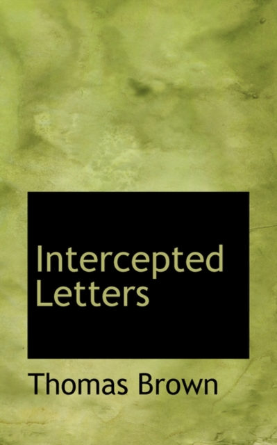 Intercepted Letters, Hardback Book