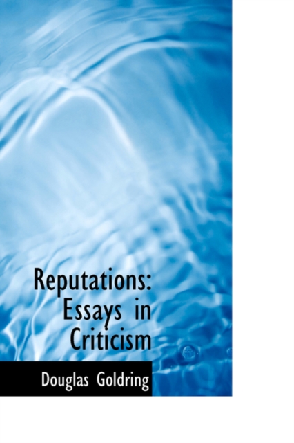 Reputations : Essays in Criticism, Hardback Book