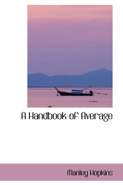A Handbook of Average, Hardback Book