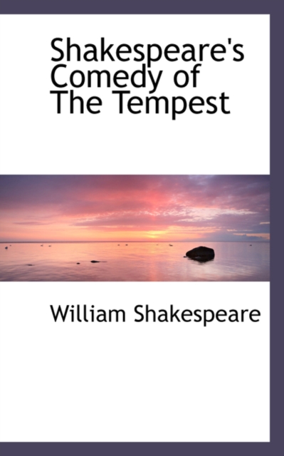 Shakespeare's Comedy of the Tempest, Paperback / softback Book