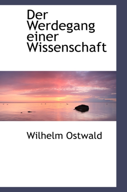 Der Werdegang Einer Wissenschaft, Paperback / softback Book