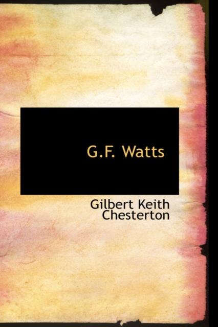 G.F. Watts, Paperback / softback Book