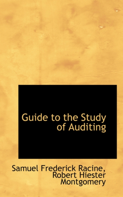 Guide to the Study of Auditing, Paperback / softback Book