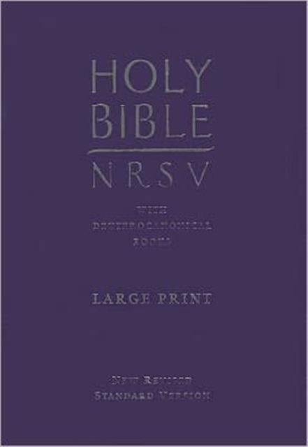 Large Print Catholic Holy Bible, Hardback Book