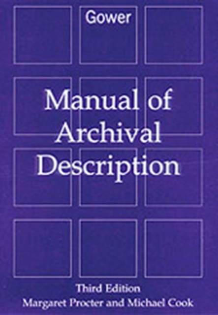 Manual of Archival Description, Hardback Book