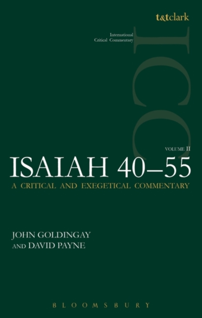 Isaiah 40-55 Vol 2 (ICC) : A Critical and Exegetical Commentary, PDF eBook