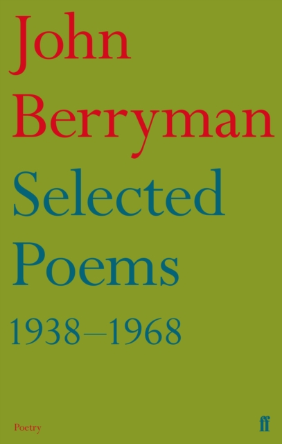 Selected Poems 1938-1968, Paperback / softback Book