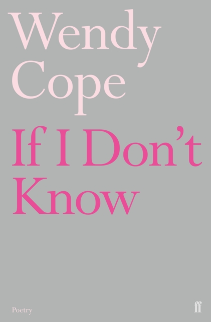 If I Don't Know, Paperback / softback Book
