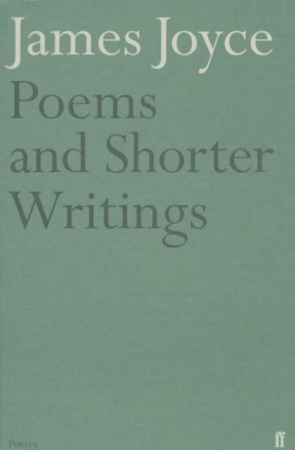 Poems and Shorter Writings, Paperback / softback Book