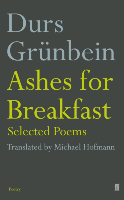 Ashes for Breakfast : Selected Poems, Paperback / softback Book