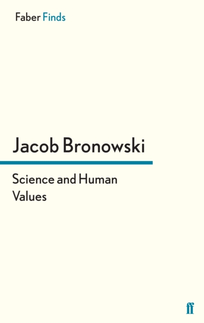 Science and Human Values, Paperback / softback Book