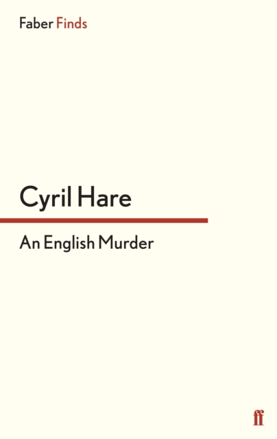 An English Murder, Paperback / softback Book
