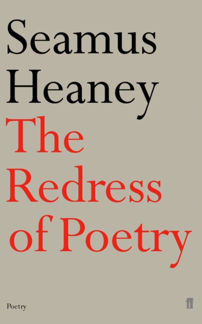 The Redress of Poetry, EPUB eBook
