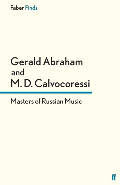 Masters of Russian Music, Paperback / softback Book