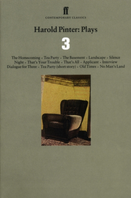 Harold Pinter Plays 3 : The Homecoming; Old Times; No Man’s Land, EPUB eBook